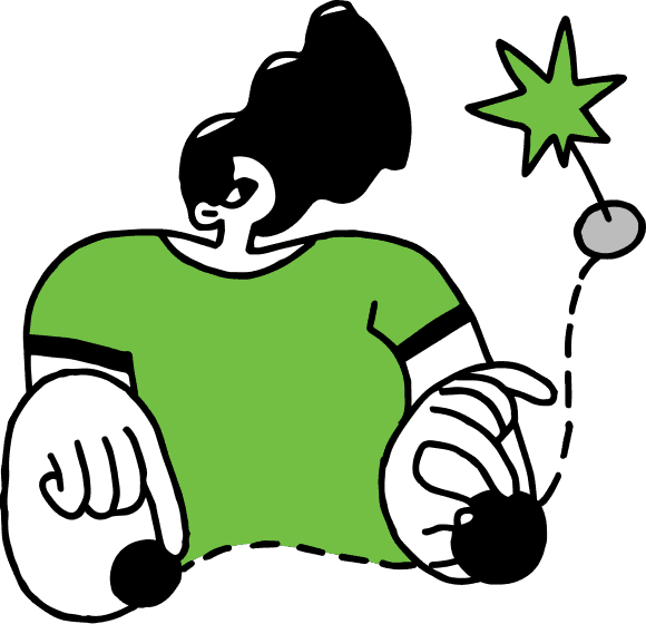 Illustration of a strategist working through the SaaS SEO process