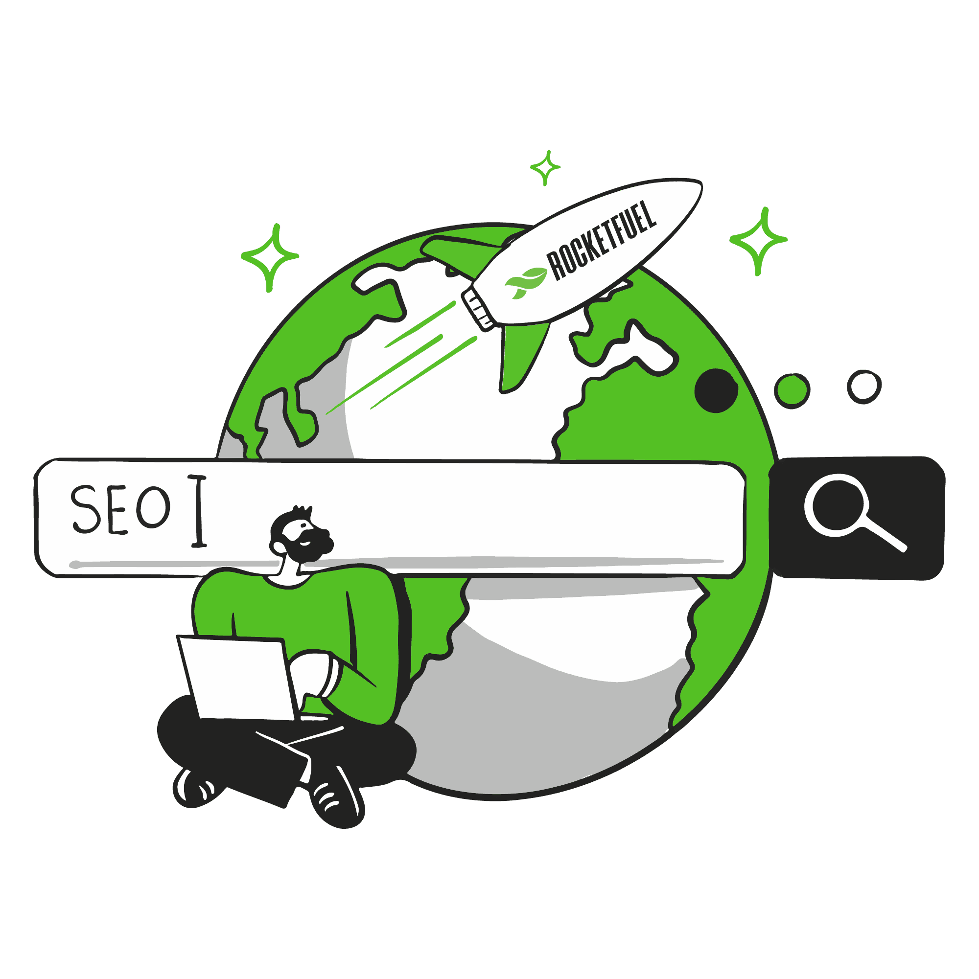 Illustration of international SEO across multiple regions
