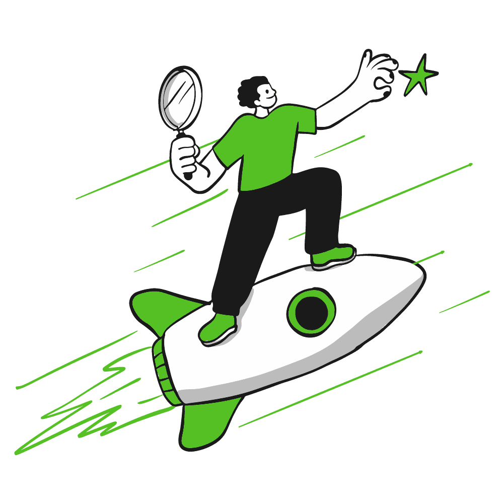 Illustration of a compounding SaaS SEO growth engine